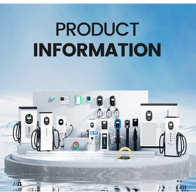DC EV Charging Station 120kW Fast Charger CCS2 GBT Dual Connectors RFID LCD Screen Commercial Public Fast Charger