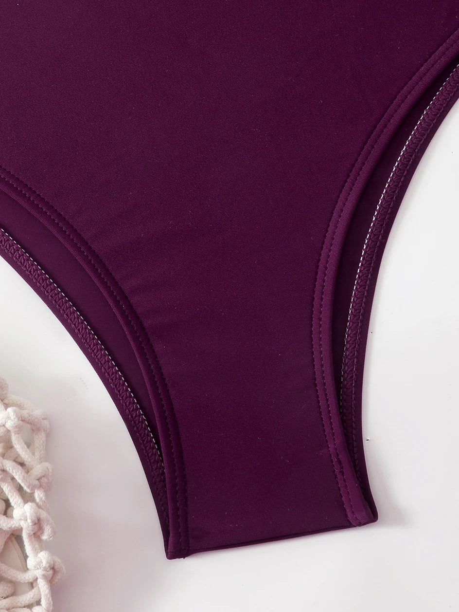 High Waist Bikini Women's Swimsuit Two-piece Bathing Suits Bandeau Woman Swimwear 2026 Trend Bikinis Sets Brazilian Beach Wear