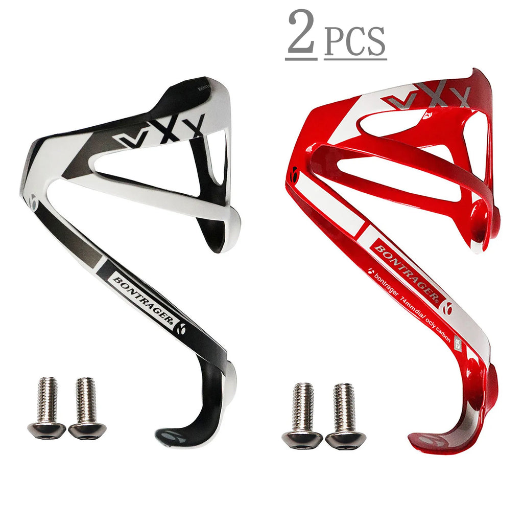2Pcs Full Carbon Fiber Bicycle Water Bottle Cage MTB Road Bike Bottle Holder Ultra Light Cycle Equipment Matte/Glossy 4 Colors 1