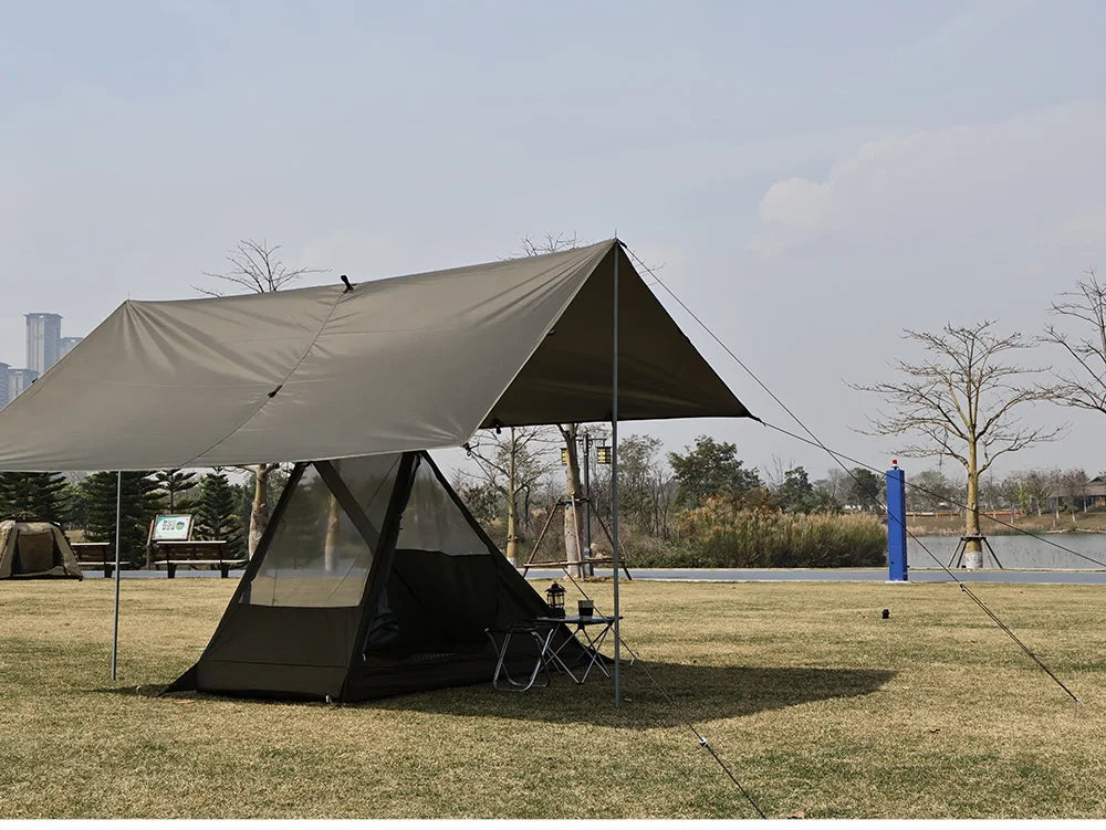 Airy 1 Mesh Tent Trekking Pole Tent Lightweight Solo Tent Camping Tarp Tent Hiking backpacking Single One Person Tent Shelter