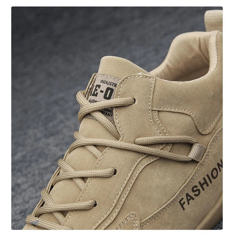 Ankle Boots for Men Casual Plush Warm Snow Boots Winter Sneaker Non Slip Work Shoes Men Motorcycle Short Boots Zapatillas Hombre