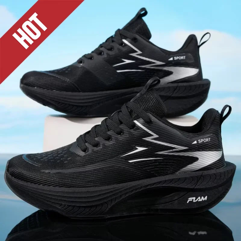 Running Shoes Carbon Board Speciality Marathon Men Sports Breathable Lightweight Women's Comfortable Athletic Nonskid Sneakers
