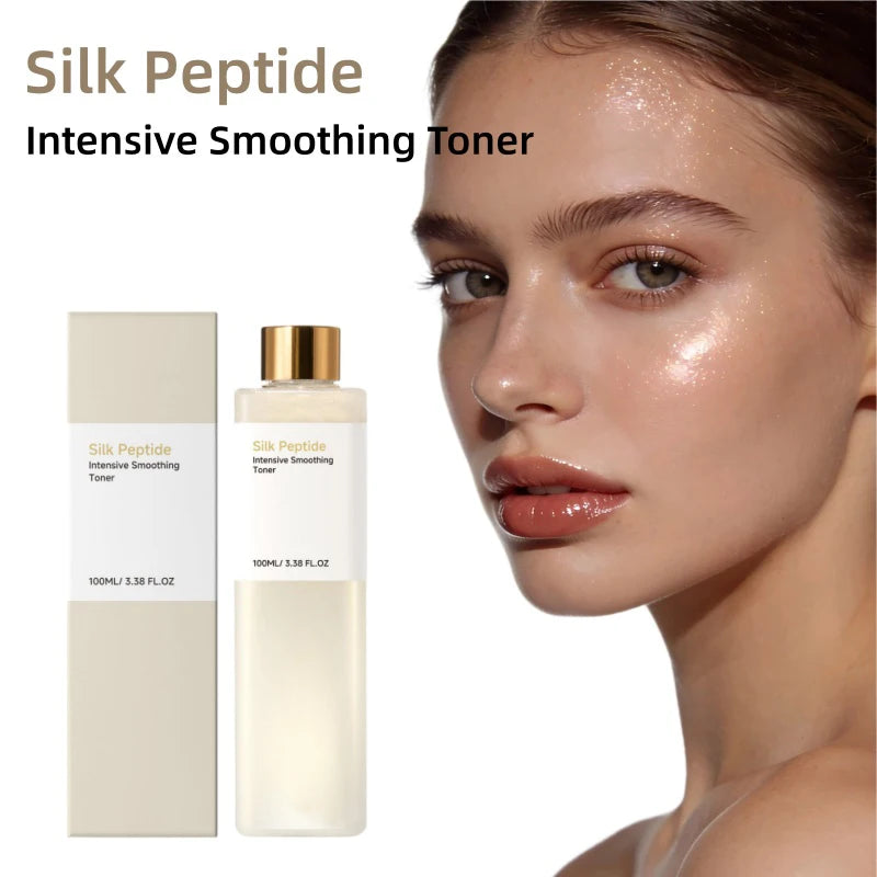 Silk Peptide Intensive Smoothing Toner Daily Hydration Moisturizing Refreshing Non-sticky Essence Water Gentle Nourish Skin