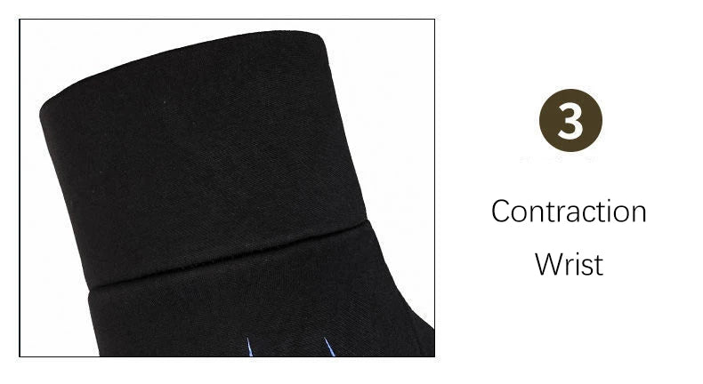 Warm Gloves for Men Motorcycle Winter Windproof Gloves Water-Repellent Cycling Takeaway Touch Screen Fishing Non-slip Gloves