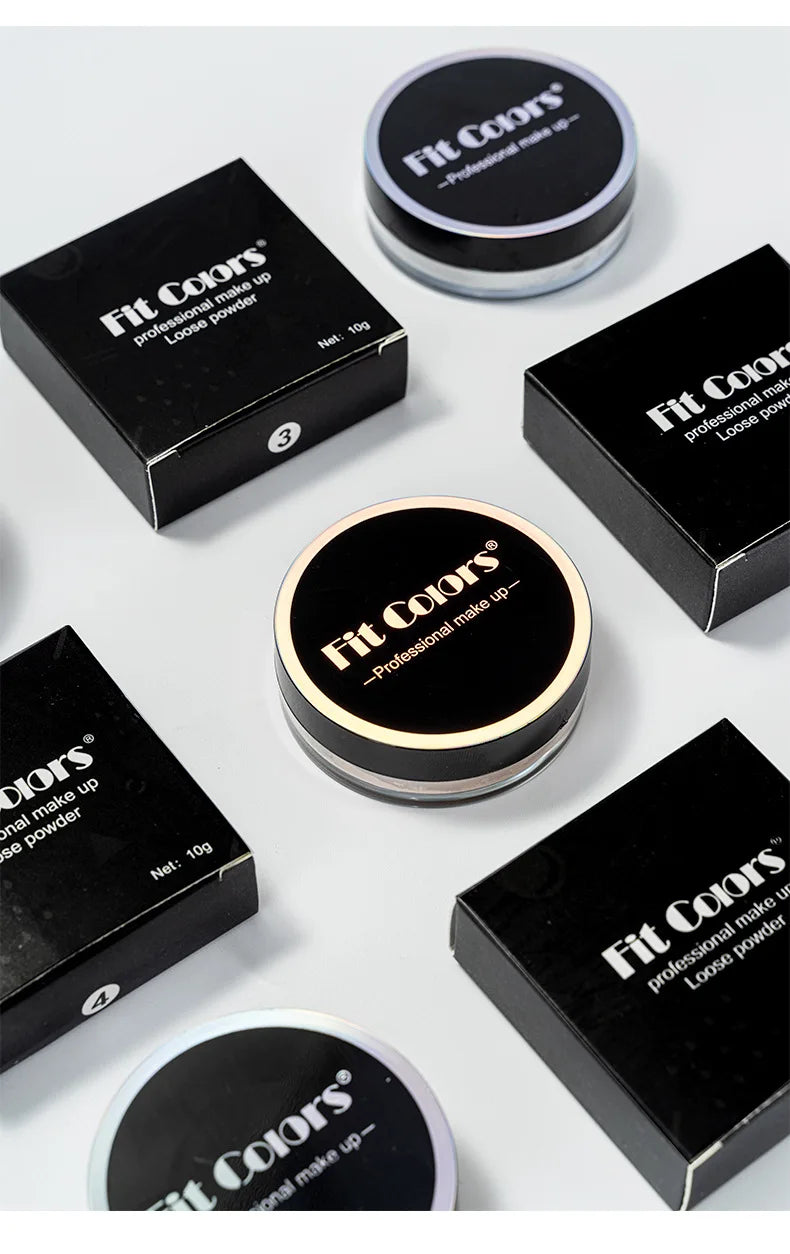 Waterproof Loose Powder Makeup Setting Powder Oil Absorbing Long Wear Finishing Powder for Flawless Smooth Skin