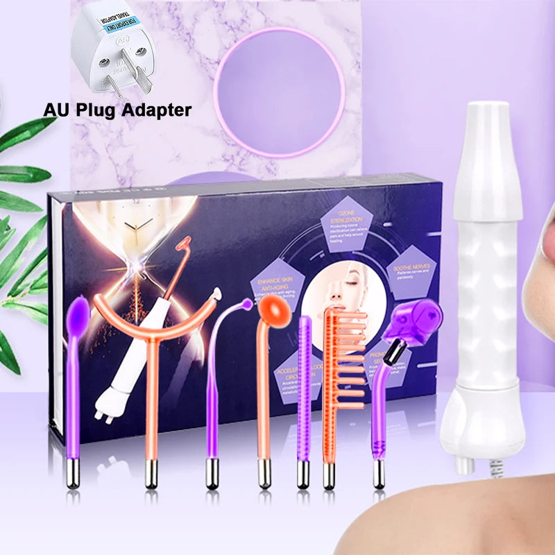 7 in 1 High Frequency Beauty Machine/ Professional Portable Handheld High Frequency Facial Skin Beauty Machine
