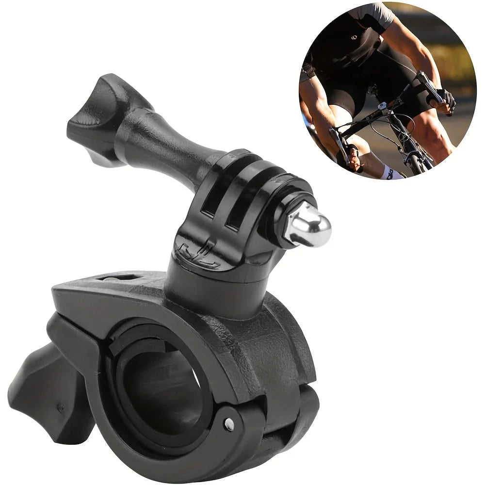 Motorcycle Bike Bicycle Action Camera Mounting Clip Handlebar Bracket for  Hero 13/12/11/10/9 DJI Action 5Pro/4/3 Pocket3
