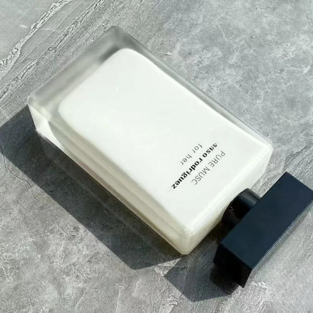 100ml Elegante musk floral eau de toilette para mulheres, perfume de garrafa rosa de luxo, fragrância dia para noite