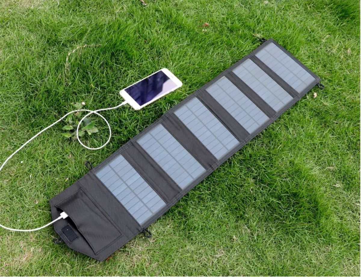 6-Fold 800W Foldable Solar Panel 20W/H Portable Solar Panels Charger USB 5V DC Full Time Power Solar Panel Mobile Power Supply