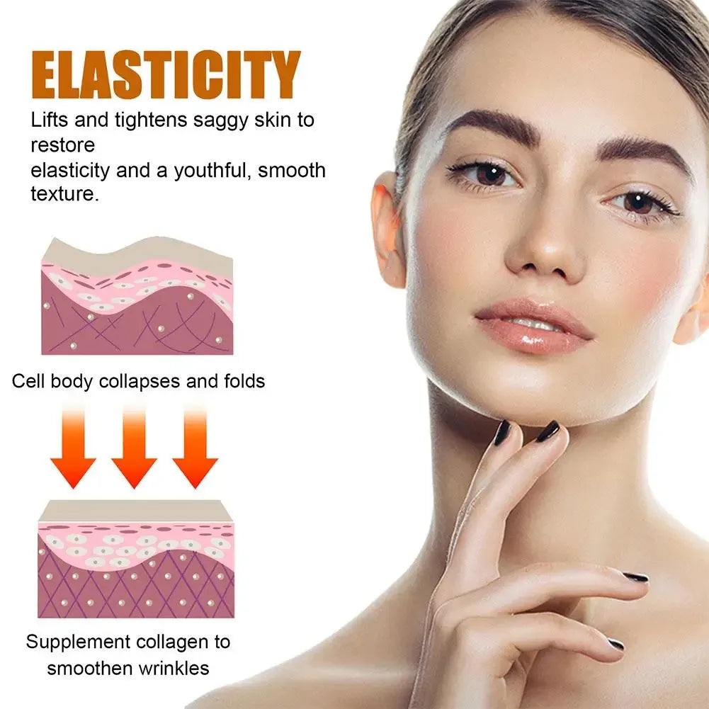 Collagen Face Serum Moisturing Tightening Hydrating Smoothing Nourishing Brightening Face Skin Care Product Balance Water Oil