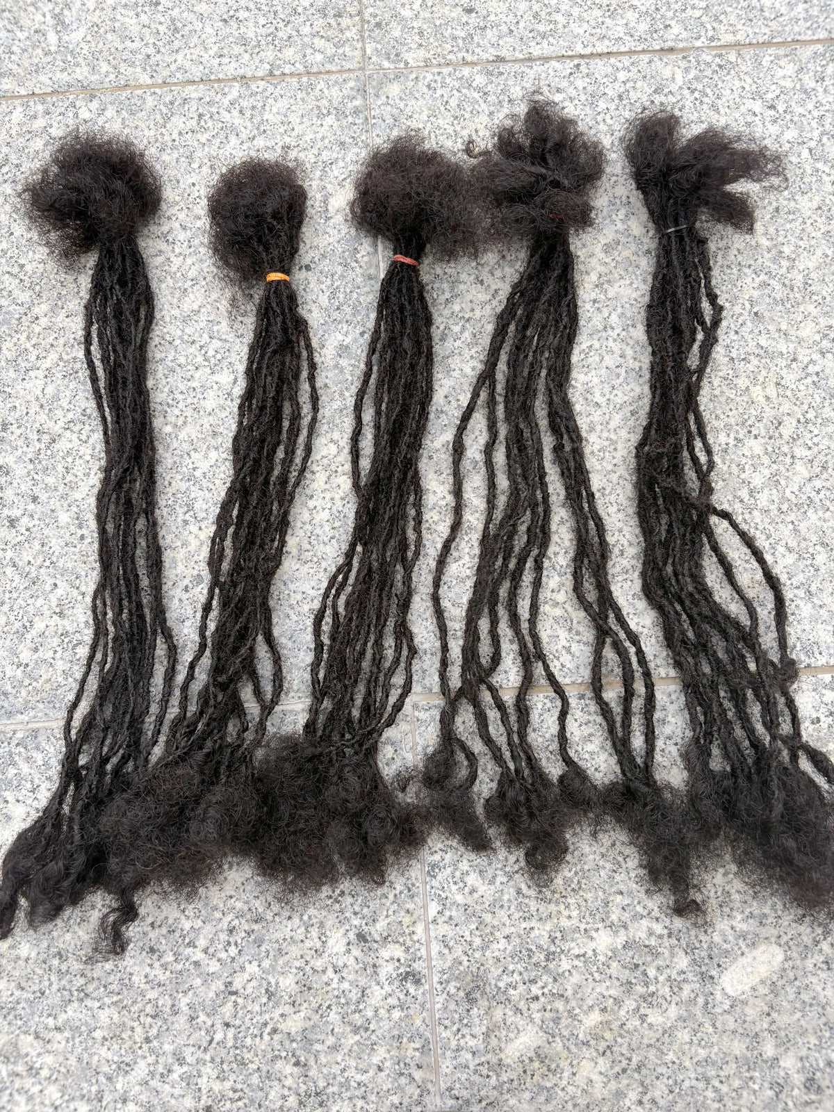 0.2cm Colored Handmade Inter Loc Extension Human Hair 10in Permanent Micro Sisterlocks Extensions Natural Looking Soft Dreadlock