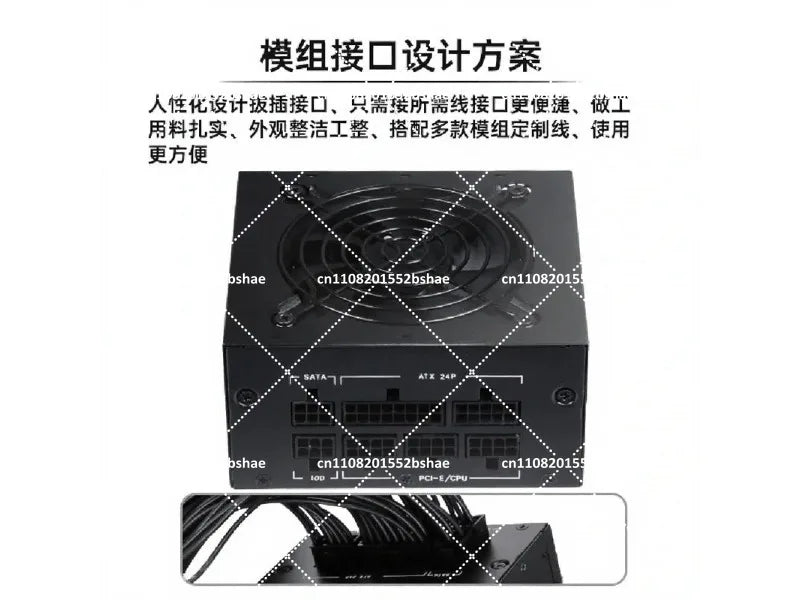 80 Plus Gold SFX Power Supply 500W 600W 750W 850W Small Form Factor Modular Silent PSU