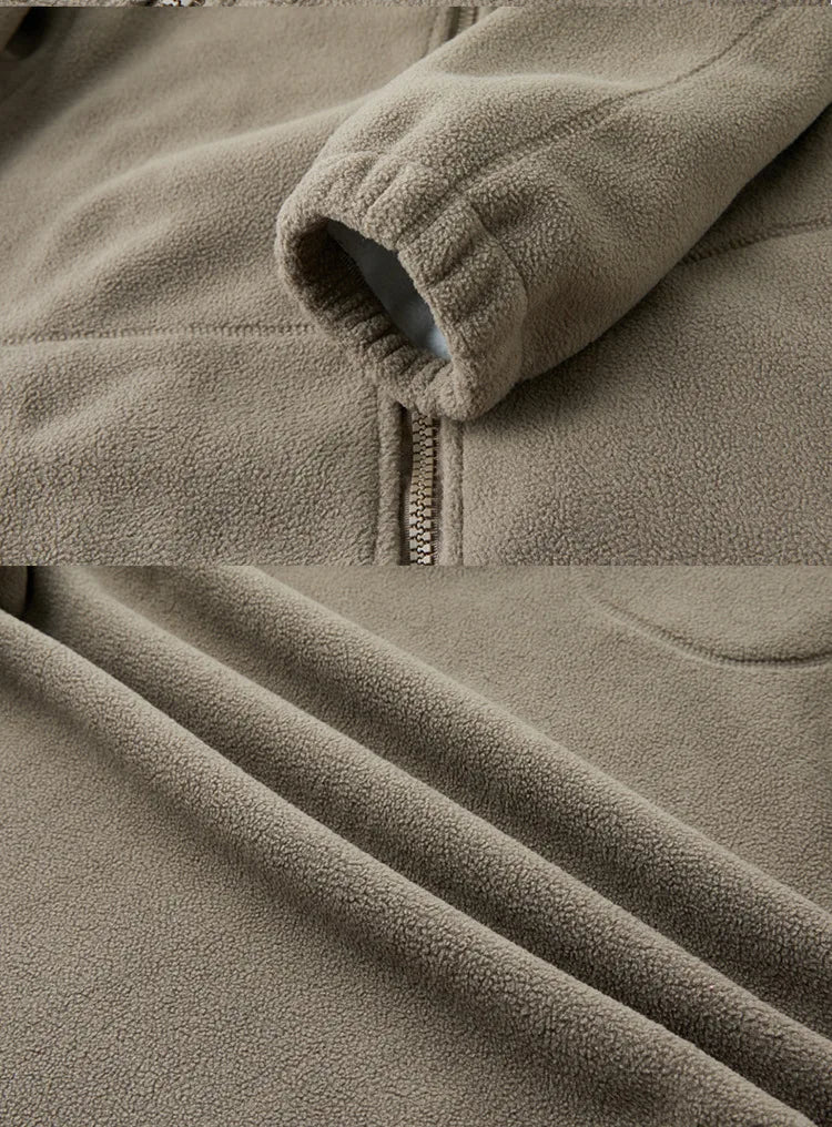 New Winter Men Hooded Polar Fleece Jackets Warm Coats High Quality Men Outdoors Winter Coats Fashion Loose Down Jackets Size 3XL