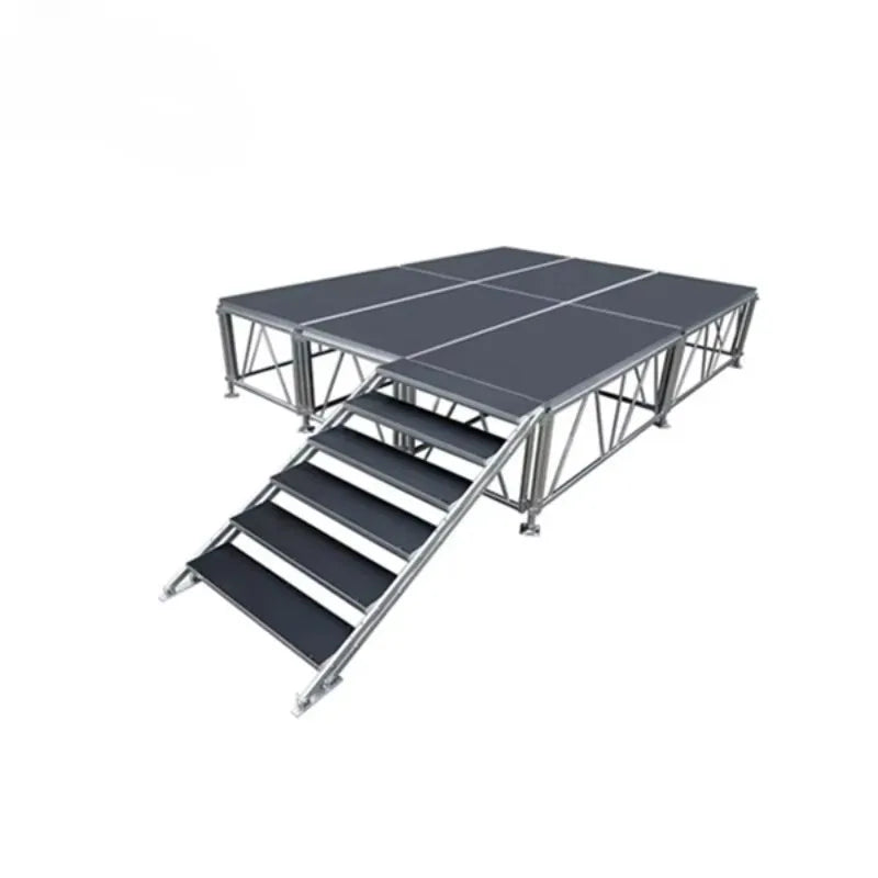 【Popular】1.22M 2.44m Aluminum Concert Stage Podium 4x 8ft Plywood Stage 4ft 8ft