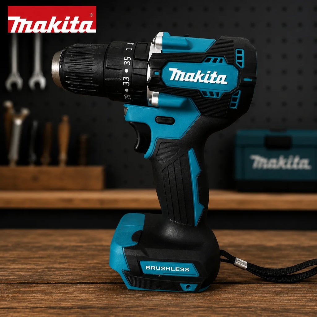 Makita DDF487 10mm Brushless Household 18V Lithium-ion Charging Impact Drill,high Torque Electric Screwdriver Makita 18V Battery