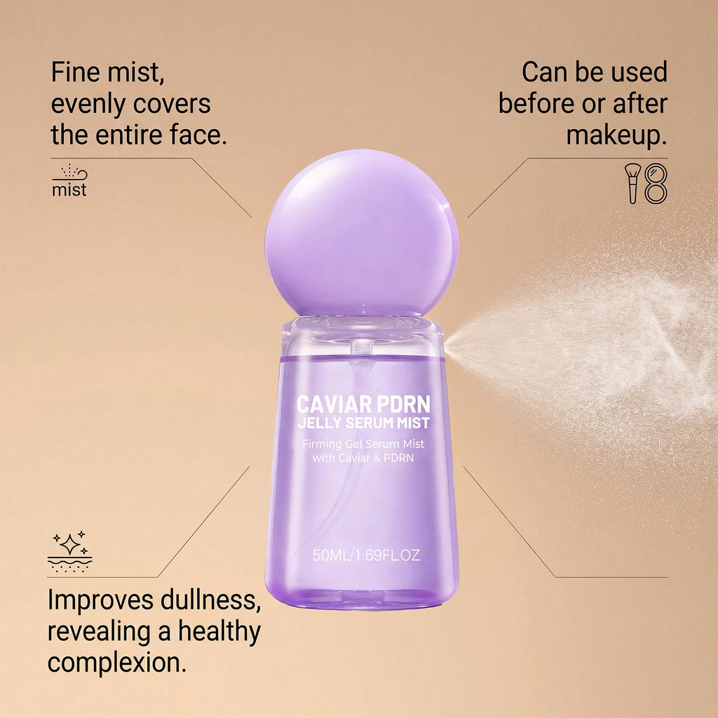 Brightening Collagen Peptide Skin Mist Hydrate Nourish Facial Skin Pre Makeup Primer Refreshing Smooth Soft Skin Beauty Care
