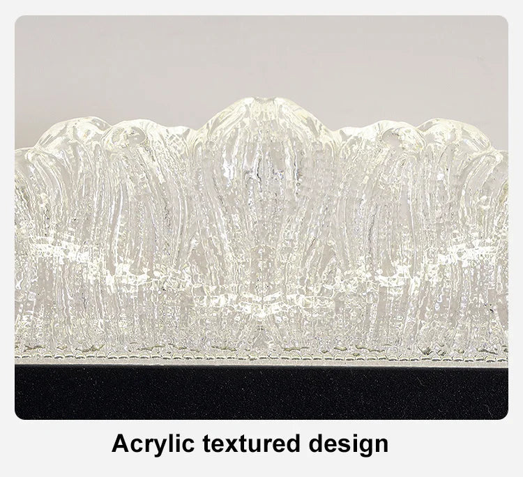 16W Creative Acrylic Textured Led Wall Light Bedroom Living room Aisle Light Long Strip New Design Art Decorative Ambient Light