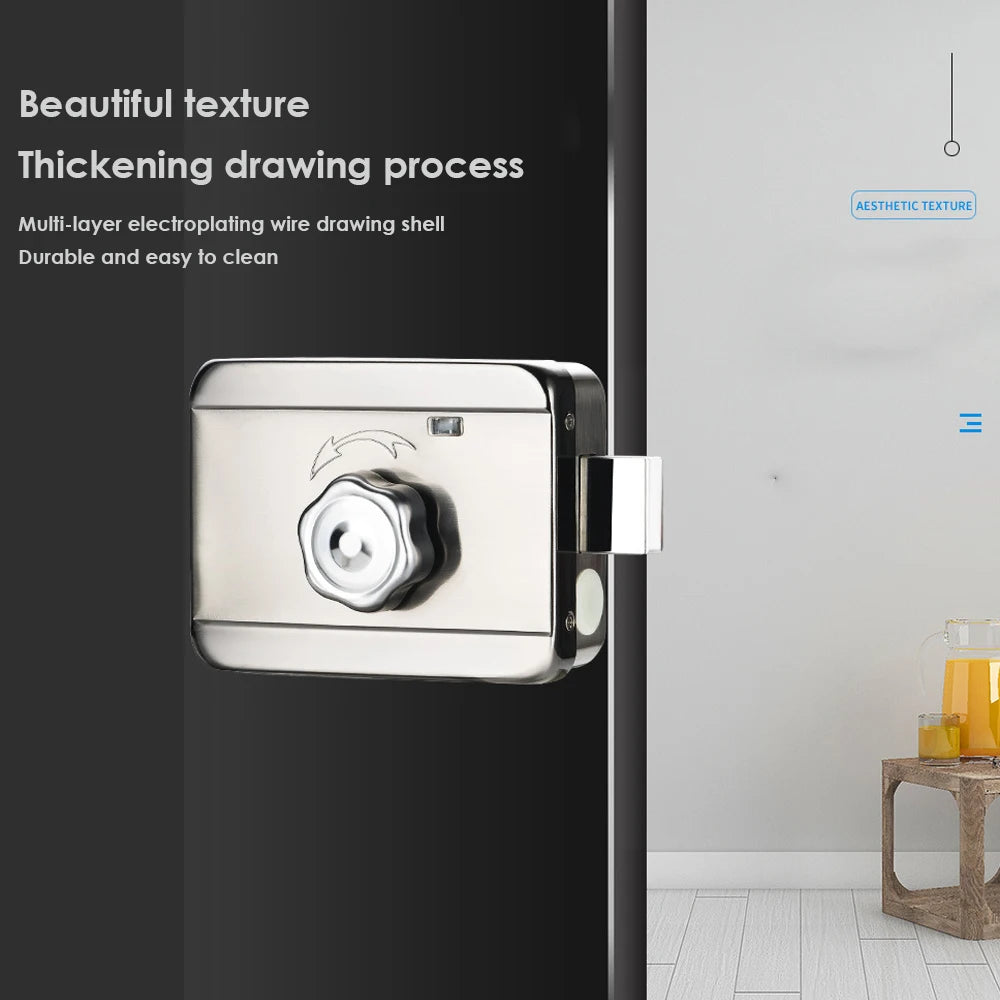 Support Tuya app Bluetooth app fingerprint intelligent door lock password RFID card wheel rim bolt lock electronic door lock