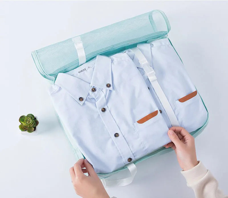 11Pcs Travel Packing Cubes Set Waterproof Luggage Organizer Drawstring Storage Bags for Clothes Shoes Underwear Cosmetic