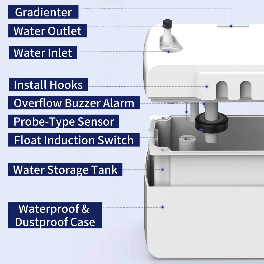 220V 24L/H 40L/H Automatic Ultra-quiet Condensate Pump With 5m Pipe Condensate Lift Pumps 1-3P On-hook Air Conditioner Drainage