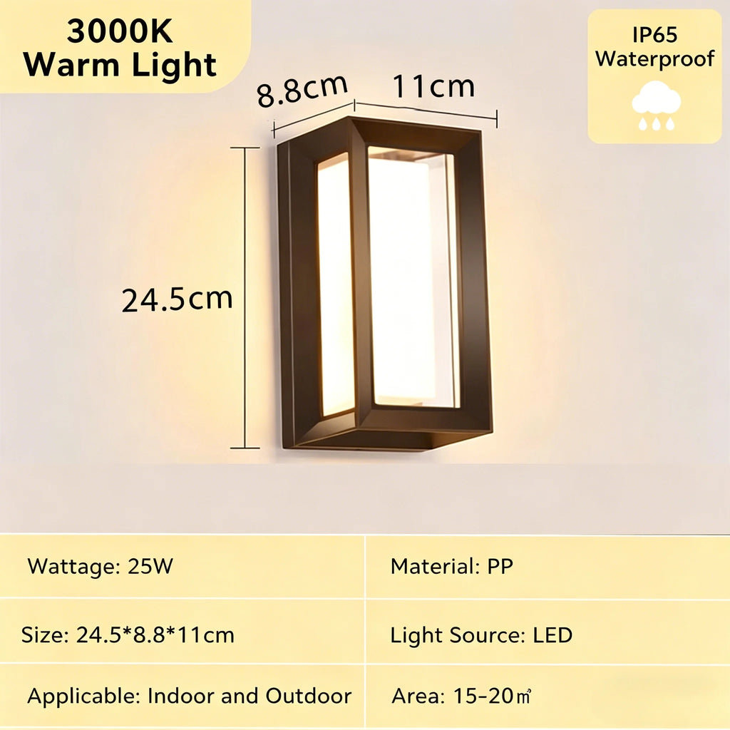 Outdoor LED Wall Lamp Waterproof Exterior Wall Light For Porch Garage Garden Courtyard Villa Indoor Wall Lamp Light 110V 220V