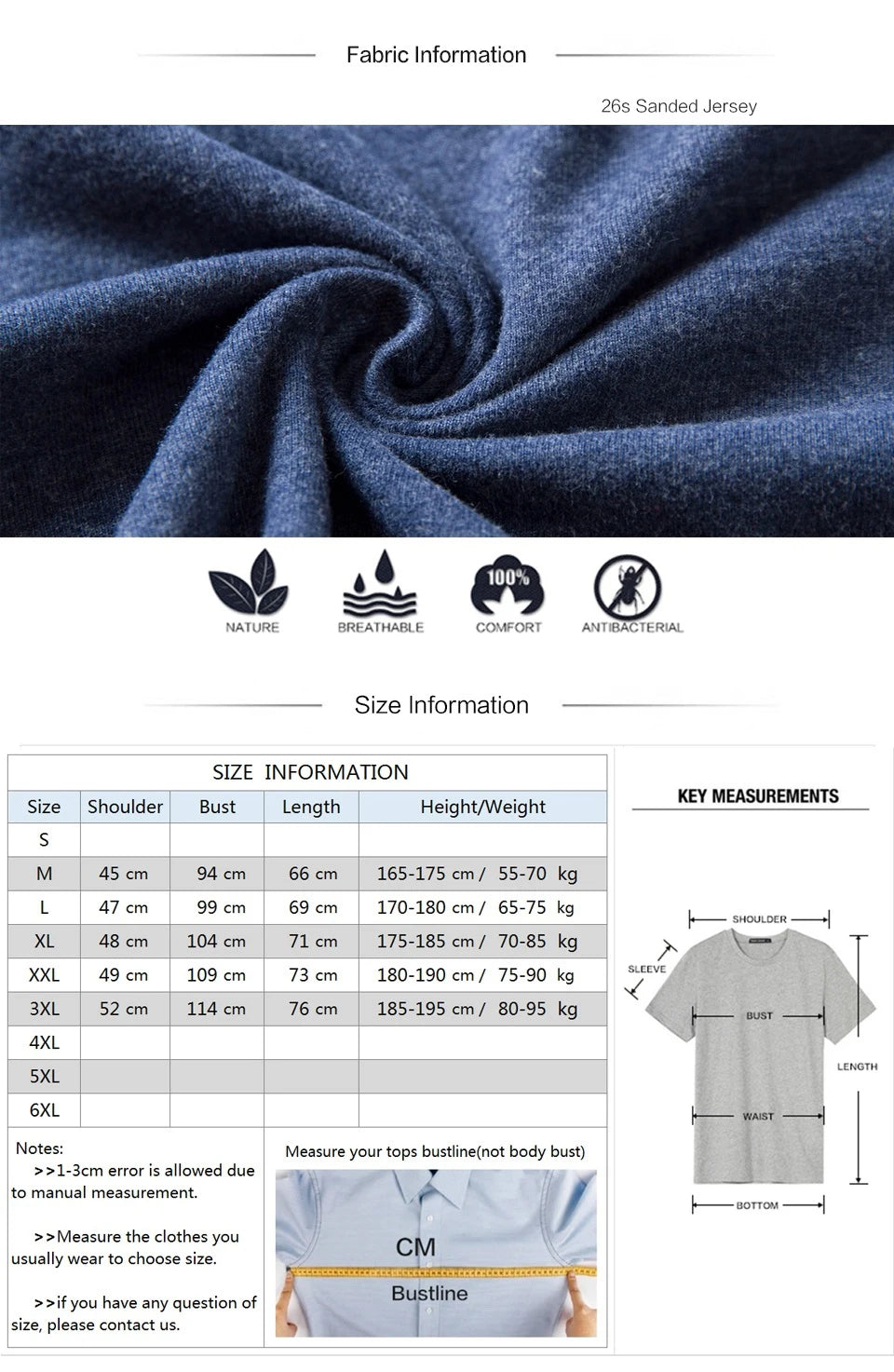 Men's T-shirt Cotton White Blue T Shirt Men Autumn Summer Causal Designer O-neck Basic Tshirt Male High Quality Classical Tops