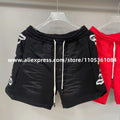 Red Black Casual Godspeed Letter Shorts Drawstring Versatile Cotton Printed Hip Hop 1:1 Good Quality Unisex GODSPEED Short Pants