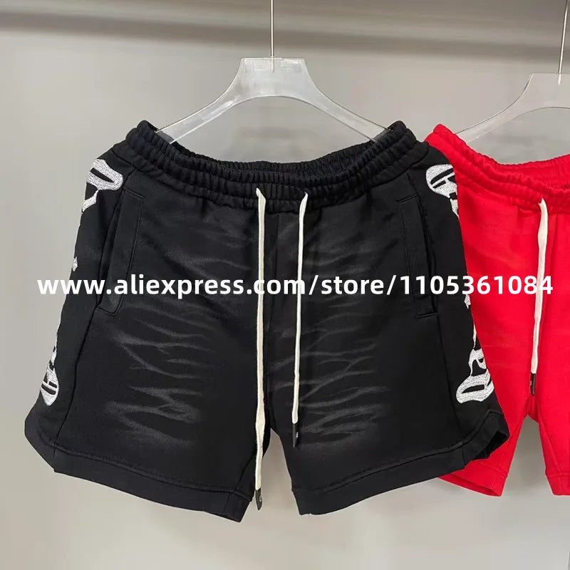 Red Black Casual Godspeed Letter Shorts Drawstring Versatile Cotton Printed Hip Hop 1:1 Good Quality Unisex GODSPEED Short Pants