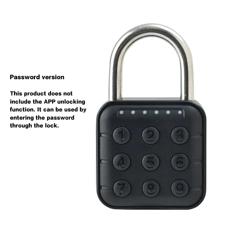 Electronic Lock Tuya Bluetooth Fingerprint Padlock Digital Luggage Lock APP Temporary Password Remotely IP67 Decompression Toys
