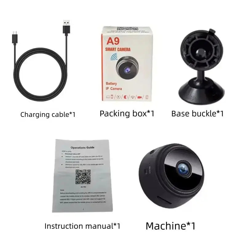 Wireless Wifi Home Security Camera Monitoring Outdoor Mini Recorder - Remote Surveillance Camera for Home Safety