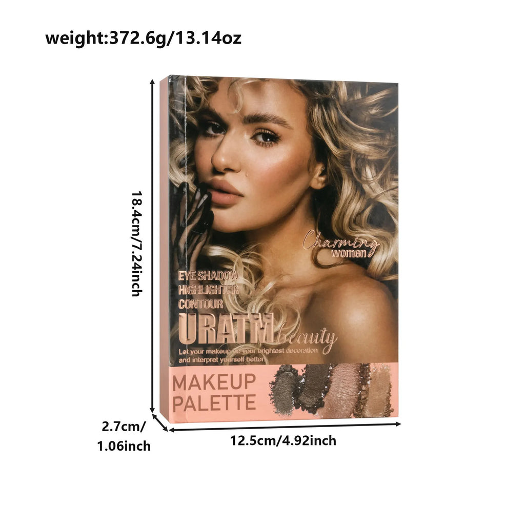 54-color Professional Makeup Palette Book Cosmetics Palette Matte Pearlescent Blush Highlight Contouring All-in-one Cosmetics