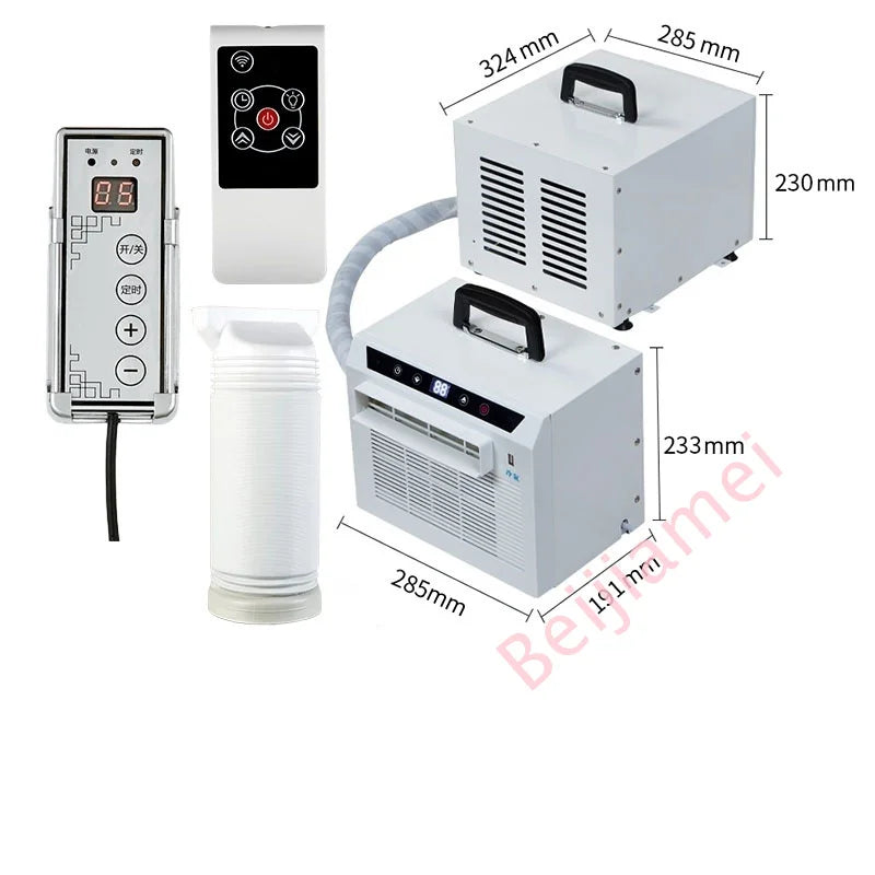 Air Conditioner Mini Mobile Split Portable Air Conditioner Caravan Camping Air Conditioner 3000BTU/H With Remote Control