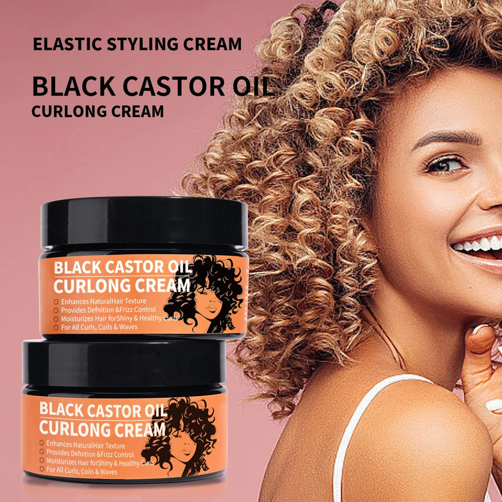 Curl Defining Cream Hydrating Smoothing Tangles Reducing Elasticity Improving Anti Frizz Curl Cream