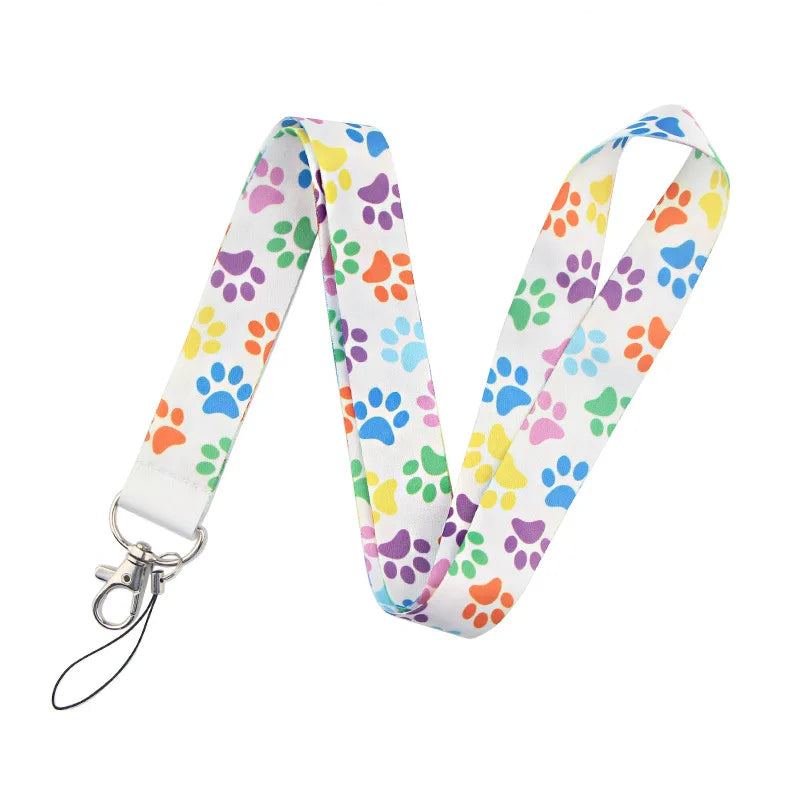 100 Designs Cute Art Lanyard for Keys Chain Badge Holder ID Credit Card Pass Hang Rope Lariat Mobile Phone Charm Accessories