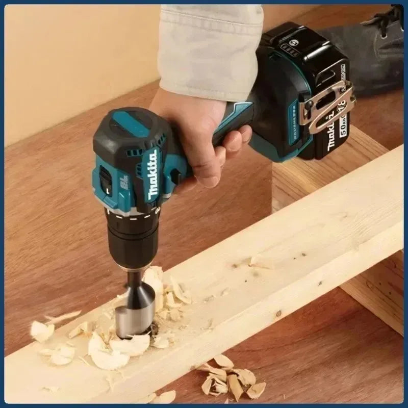Makita DDF487 18V LXT Wireless Brushless Drill Driver Light Lithium Tool For Household Workshop Drilling Fastening Jobs