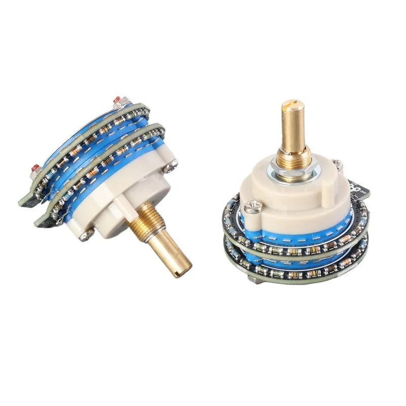 High Precision 24 Level 50K Stepper Dual Channel Volume Knob Potentiometer Band Potentiometer Volume Control
