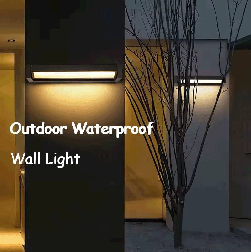 Outdoor Wall Lamps IP65 Waterproof LED Adjustable Angle Aluminum Wall Lights Garden Patio Doorway Home Minimalist Decor Lighting
