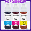 T544 544 Ink Bottle 544 Refill Kit Fit For Epson EcoTank L1110 L1210 L1250 L3110 L3150 L3210 L3250 L3251 L3260 L5290 Printer ink