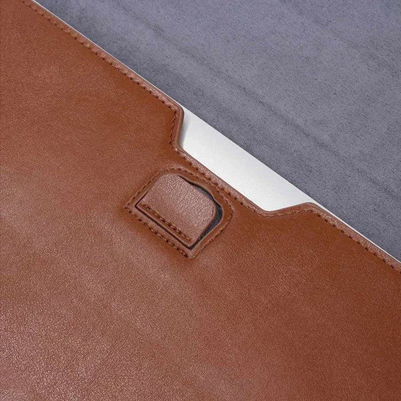 Crocodile Leather Flip Laptop Sleeve For Macbook Neo 13 2026 14 15 16 11 12 Inch HP Lenovo Notebook Pouch Unisex Envelope Sleeve