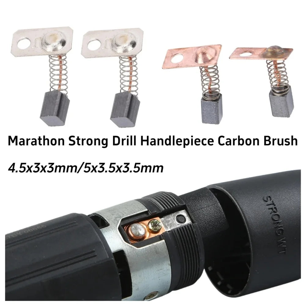 Handle Carbon Brush For All Strong 210 90 204 102L 105L Marathon H37L1 Nail Drill Manicure Machine Handpiece Accessories Replace