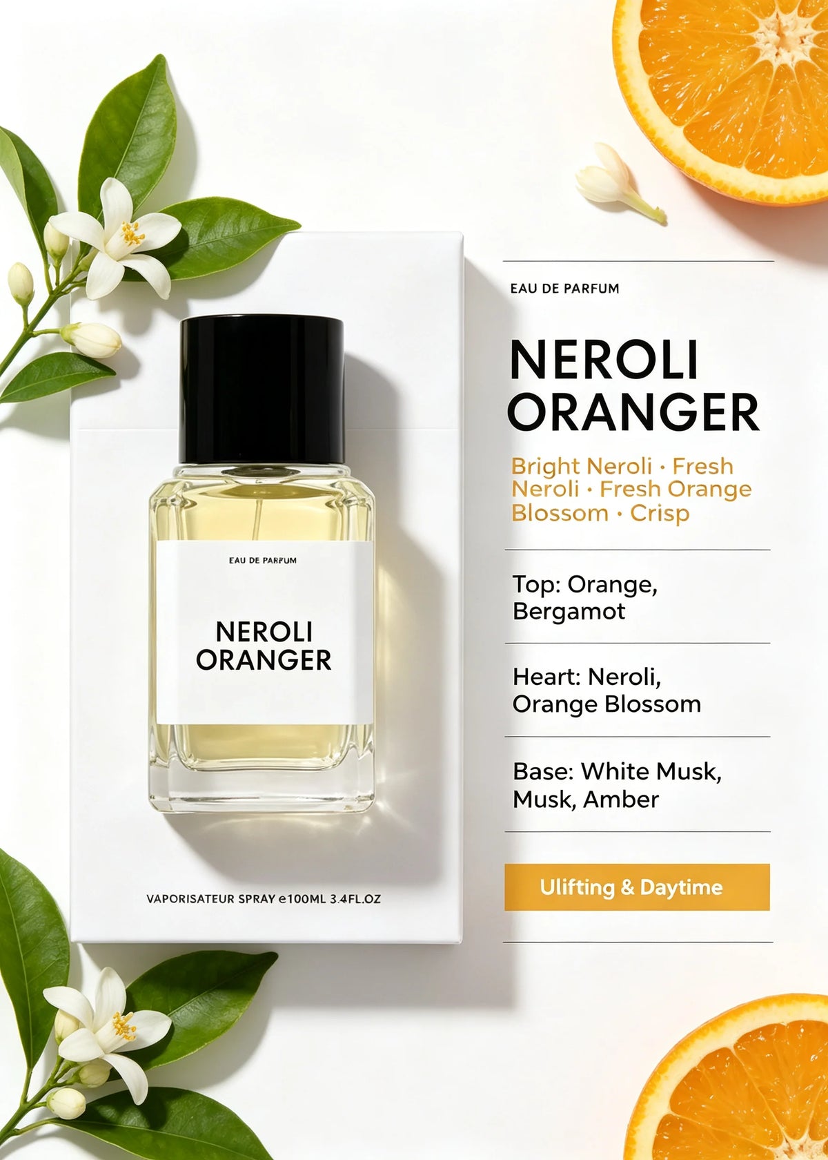 ENCENS SUAVE&Vanilla Powder&Santal Austral Unisex Perfume Oriental Woody Warm Subtle Scent Natural Long Unique Fragrance 100ml