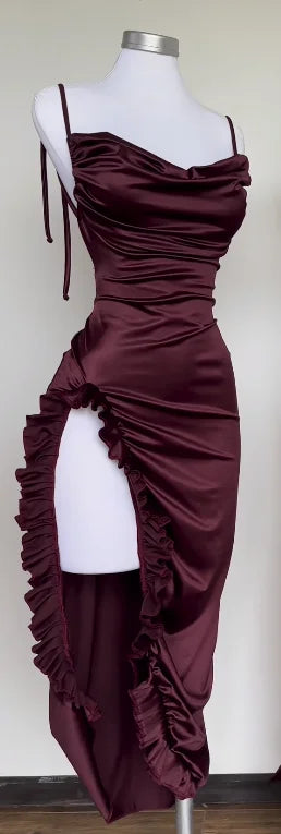 2026 Europe and the United States New Cross-Border Dress Summer Senior Sense Y2K Sexy Halter Spice Girl Dress
