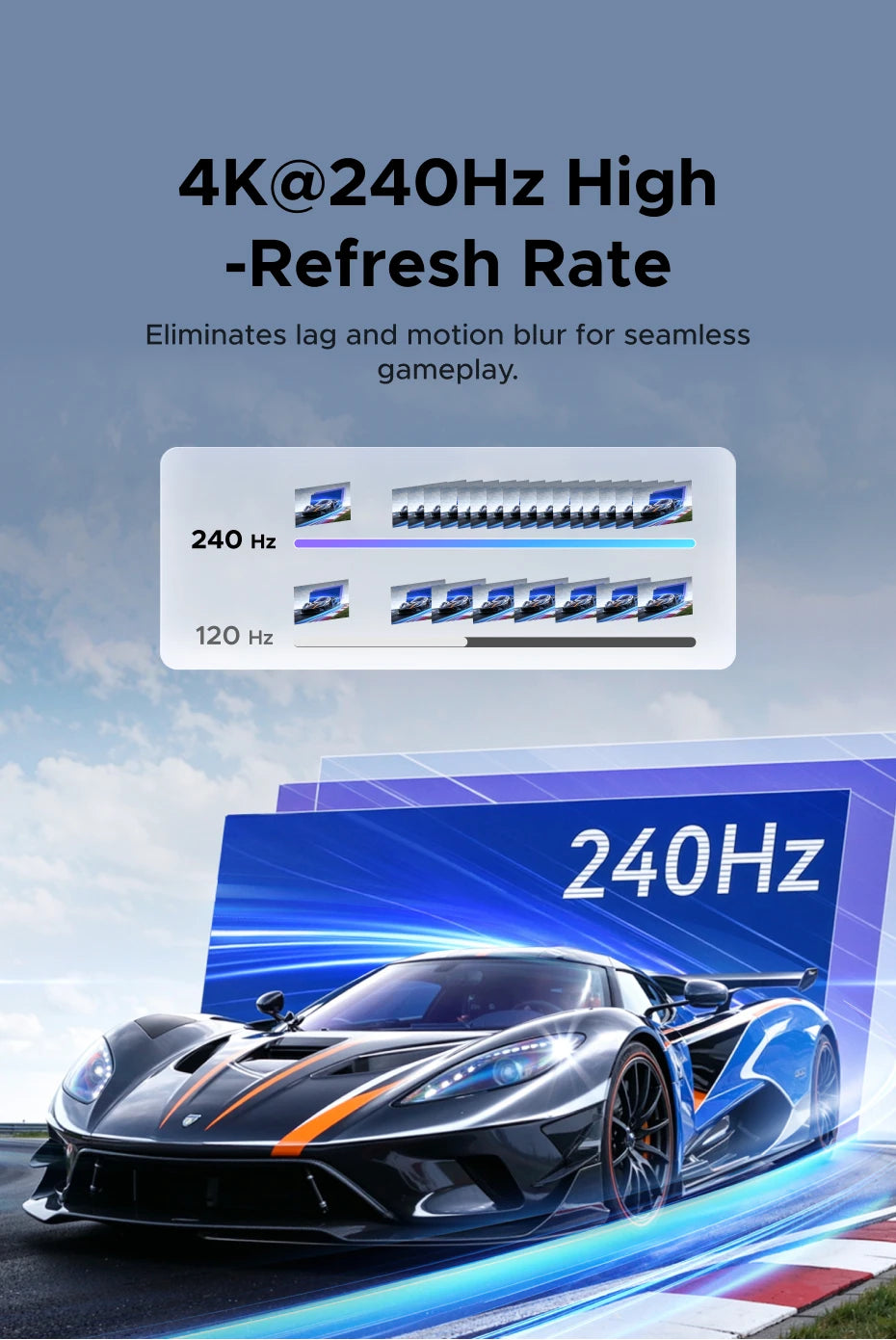 UGREEN HDMI 2.1 Switcher 8K 60Hz HDMI-compatible Switch 3 in 1 Out with Remote Control Converter For Xbox PS5 Monitors