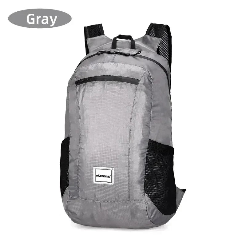 Outdoor Hiking Bag 20L Lightweight Portable Backpack Foldable Waterproof Folding Ultralight Pack for Women Men Travelling Hiking