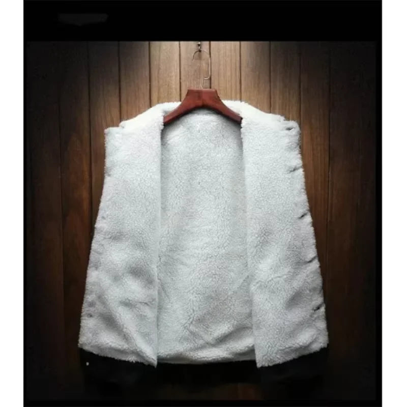 Streetwear Men Winter Jacket Denim Inner Fleece Thicken Winter Jeans Jacket Coat Men's Turn-down Velvet Jacket Mens Fur Parkas