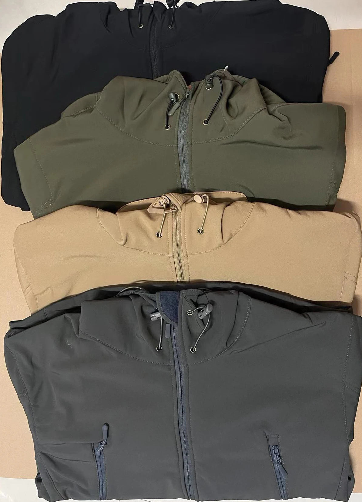 Men's Military Tracksuit Winter Set Fleece Tactical Parkas  Cargo Jackets Hiking Camping Pants Climbing Softshell Casual Coats