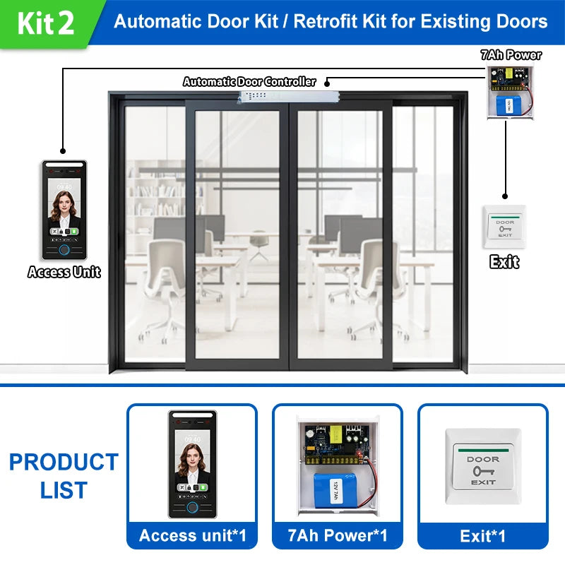 5 Inch 3D Face Recognition Access Control Biometric Fingerprint Palm Vein QR Code RFID Time Attendance Machine WiFi TCP IP