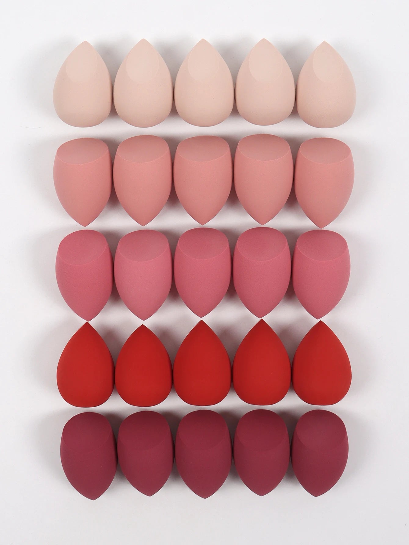 25 Beauty Eggs (Makeup Sponges), Foundation Makeup Mixed Beauty Sponges, Flawless Application for Liquid, Cream and Powder, Multi-Color Makeup