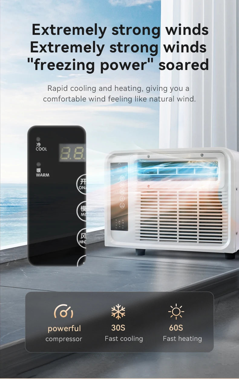 New Appliance Mini Air Conditioner With Cooling And Heating Mode Mobile Mini Ac Air Conditioner For Room