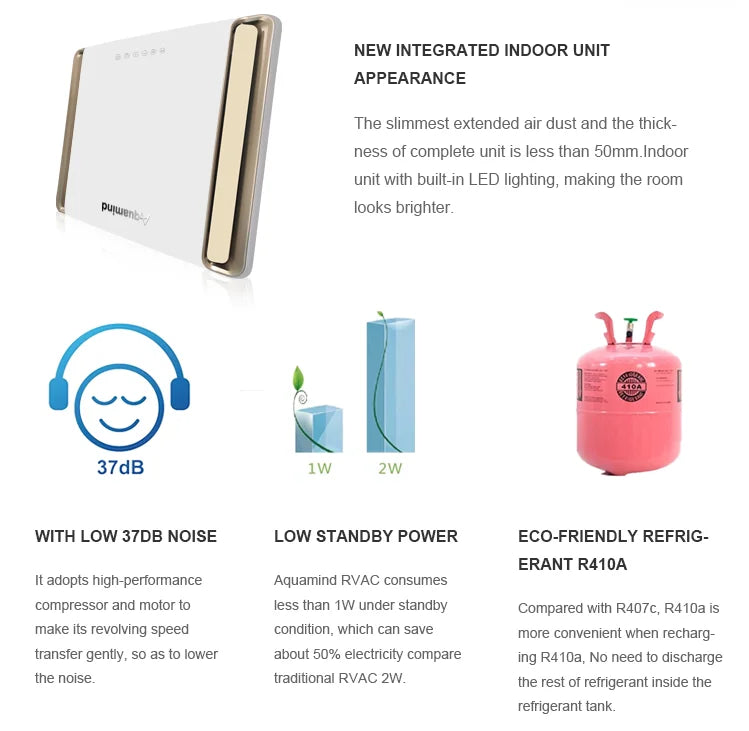 12000Btu Quiet Caravan RV Camping Conditioning Aircon Semi Truck Cabin Ceiling Mounted Mini AC Inverter Air Conditioner
